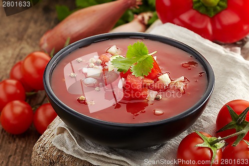 Image of Fresh tomato soup Gazpacho