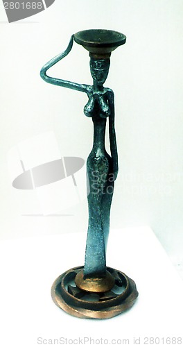 Image of decorative handmade candlestick