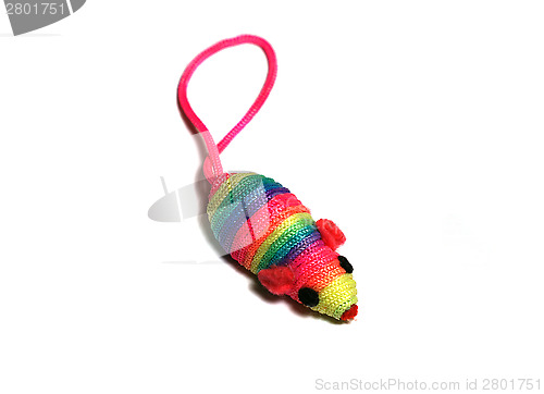 Image of Colorful rainbow toy mouse