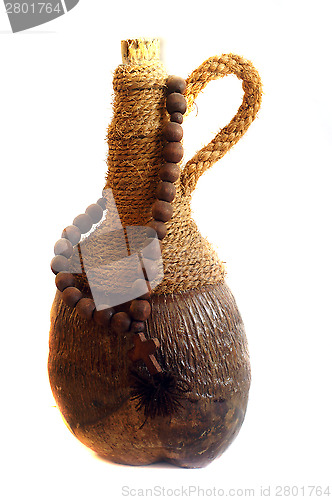 Image of A bottle of coconut