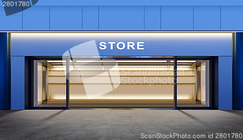 Image of empty store