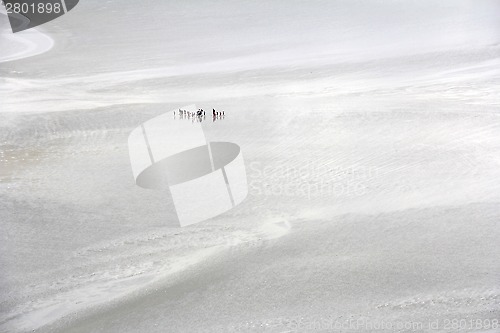 Image of Pilgrims to Le Mont Saint Michel 