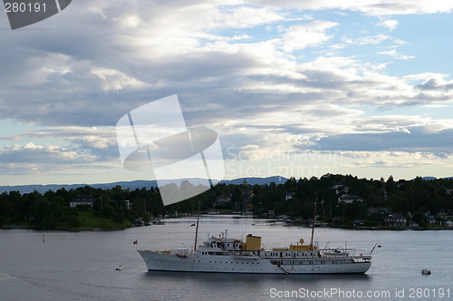 Image of The King of Norway's yacht Norge.