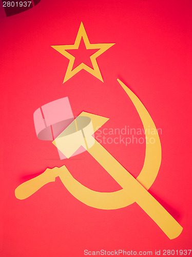 Image of Retro look CCCP Flag