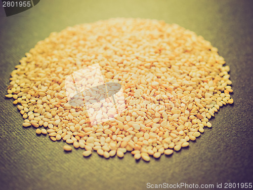 Image of Retro look Sesame seeds