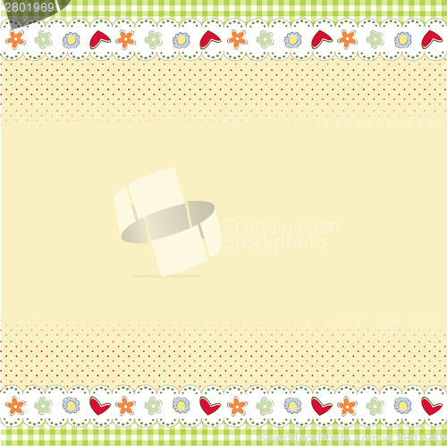 Image of Template design for greeting card