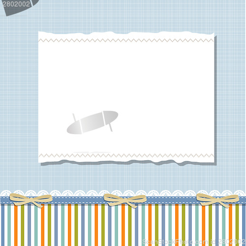 Image of Cool template frame design for greeting card