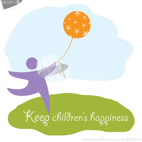 Image of keep children's happiness
