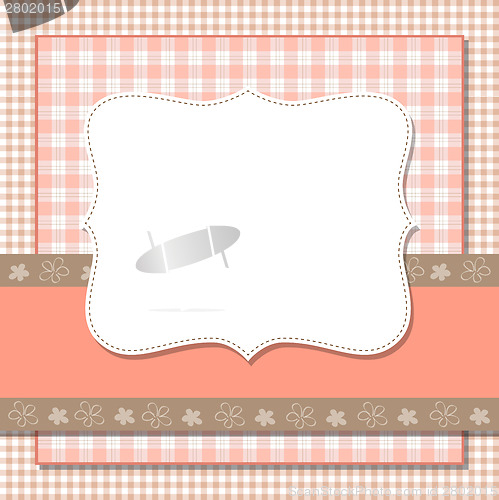 Image of Cool template frame design for greeting card