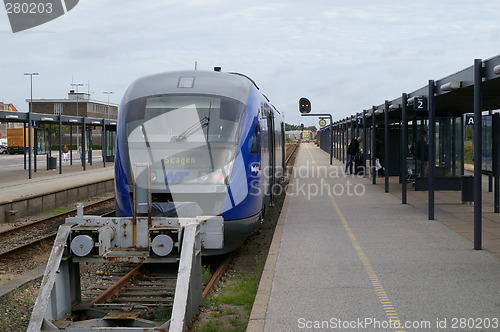 Image of Railway station in Frederikshavn in denmark