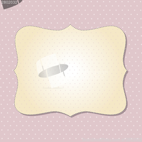 Image of Cool template frame design for greeting card