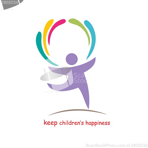 Image of keep children's happiness