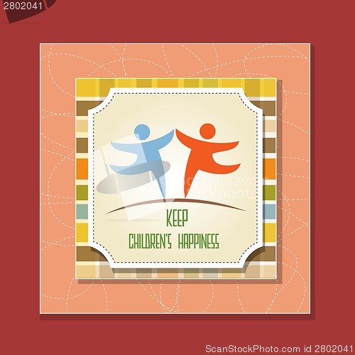 Image of keep children's happiness