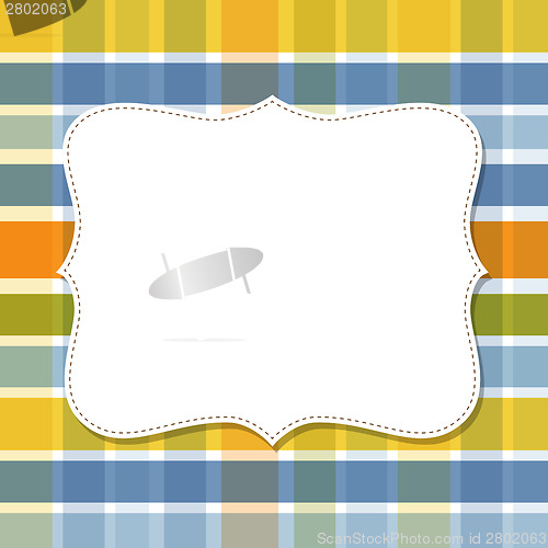 Image of Cool template frame design for greeting card
