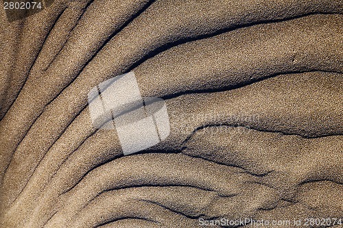 Image of  texture abstract beach lanzarote