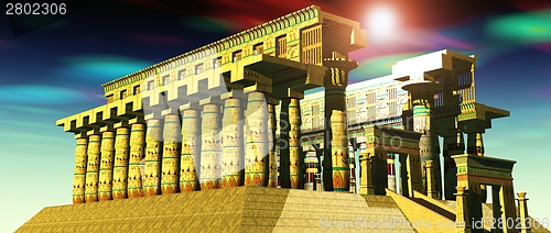 Image of Egyptian temple