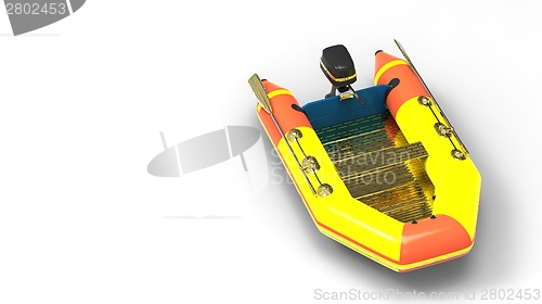 Image of  Rubber motorboat