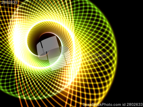 Image of Spiral technology background
