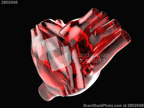 Image of Model of artificial human heart