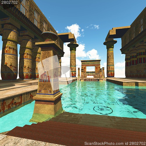 Image of Egyptian temple