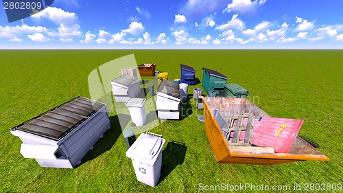 Image of Dumpsters and skips