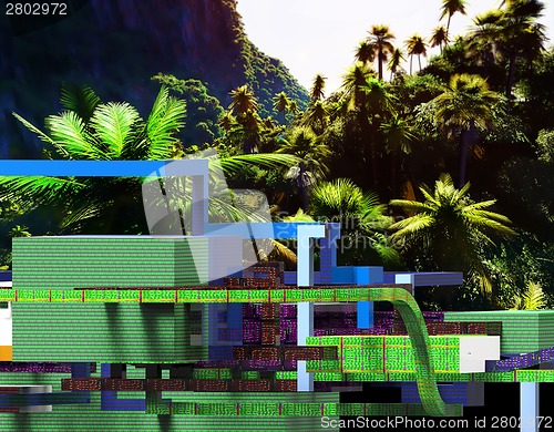 Image of Futuristic construction