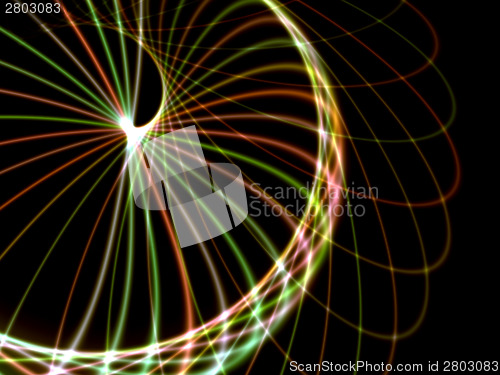 Image of Spiral technology background