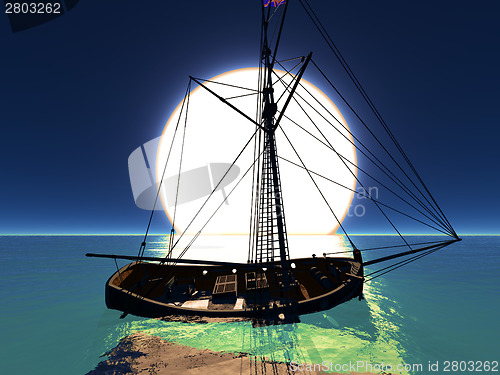 Image of Pirate brigantine