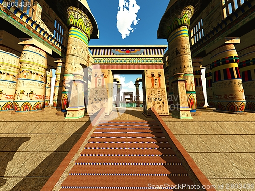 Image of Egyptian temple