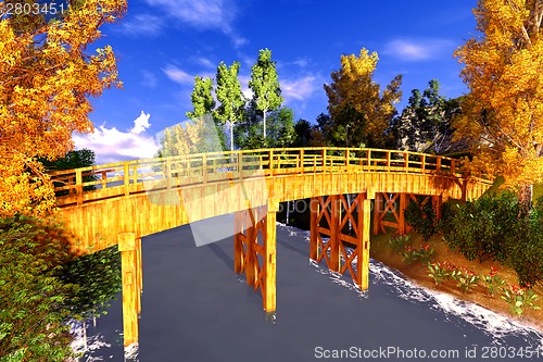 Image of Japanese bridge