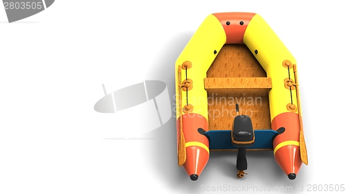 Image of  Rubber motorboat