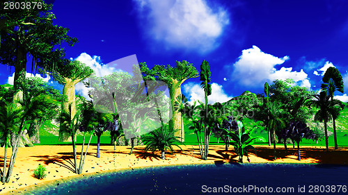 Image of African baobabs