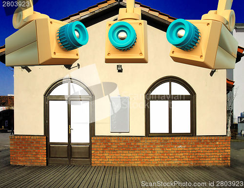 Image of Well secured house