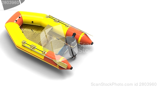 Image of  Rubber motorboat