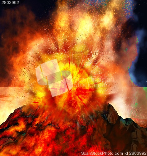 Image of Volcanic eruption