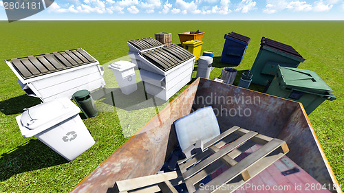 Image of Dumpsters and skips