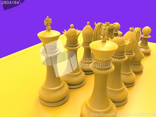 Image of Chess piecies