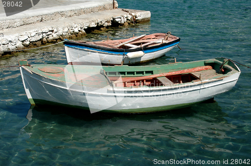 Image of two old boats