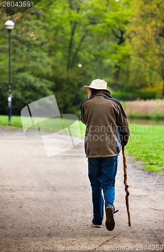 Image of The keeper of a mountainous forest or park