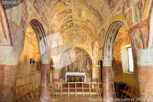 Image of  Danse Macabre fresco, Hrastovlje, Slovenia.