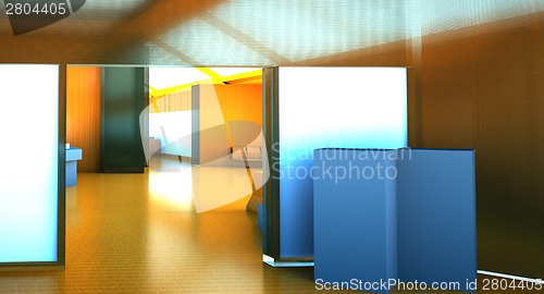 Image of Modern empty lounge