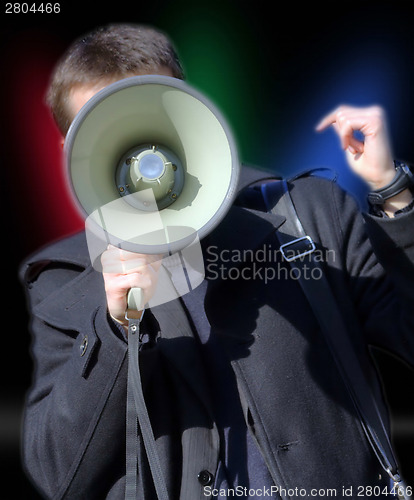 Image of Man shouting