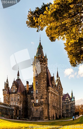 Image of Moszna  castle in  Poland