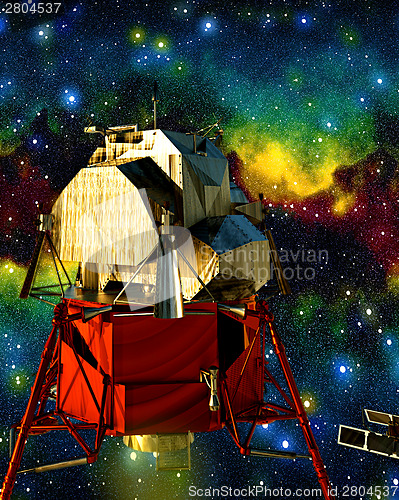 Image of Satellite in space