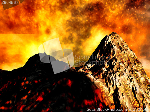 Image of Volcanic eruption