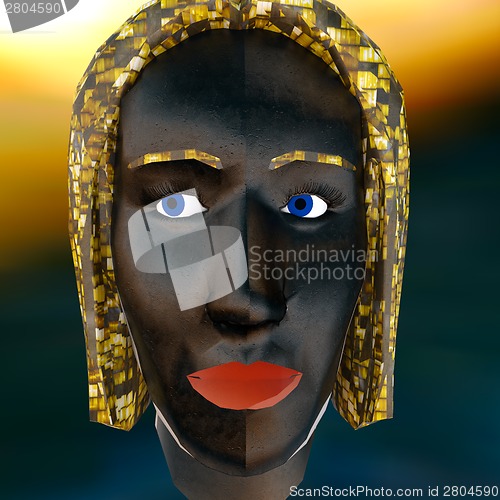 Image of African   mask