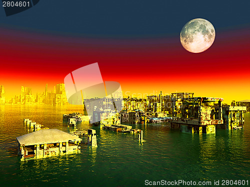 Image of City after war