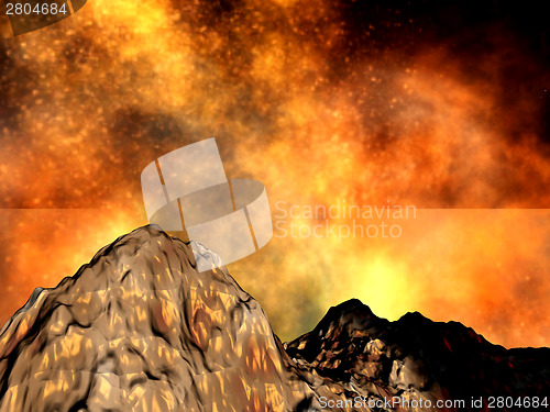 Image of Volcanic eruption