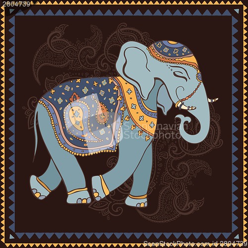 Image of Elephant. Indian style.