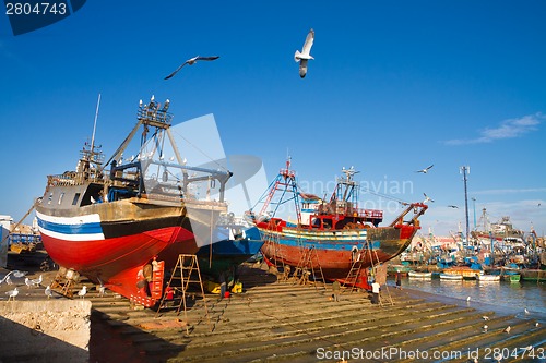 Image of Essaouira - Magador port, Marrakech, Morocco.